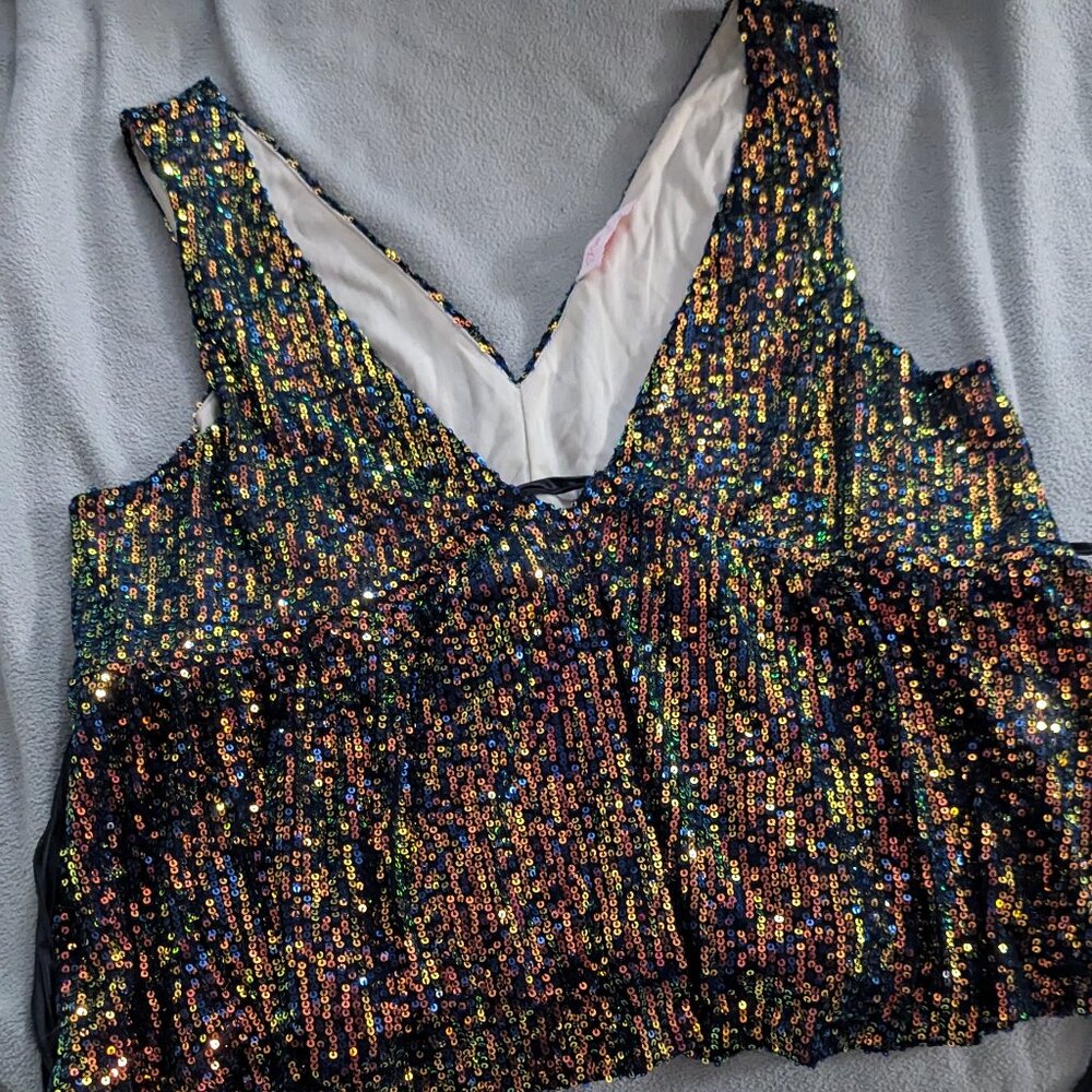 Pink Lily Sequin Top
